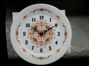 Working Rare Vintage BULOVA Plate Clock 10 Inch Japan - Picture 1 of 7