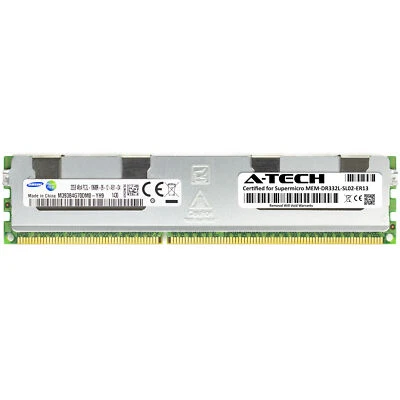 32GB PC3L-10600R Supermicro MEM-DR332L-SL02-ER13 Equivalent Server Memory RAM 1x - Image 1 of 2