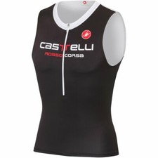 Castelli Men's Body Paint 2 Triathlon Tri Top - Black (Medium)