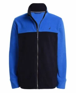 Nautica Boys' Little Full-Zip Fleece Jacket Lapis Blue SZ 5 - Picture 1 of 6