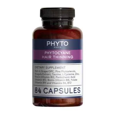 Fitocianino Adelgazamiento del Cabello CABELLO AFINADO Suplemento Dietético 84 Cápsulas Foto 1 de 3