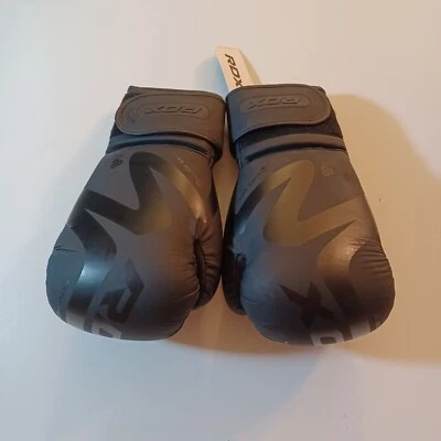 NWT RDX F15 Noir Series Sparring Gloves 10oz Signed Autograph By Jackie Kallen - Image 1 of 4