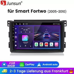 Carplay Android13 Autoradio GPS Navi WiFi BT Für Benz Smart Fortwo 451 2005-2015 - Bild 1 von 11