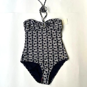 Gant Badeanzug Navy G Muster Damen Größe S - Bild 1 von 14