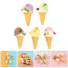  12pcs Miniatur -Eismodell DIY -Simulation Ice Cream Toys Shop Display