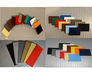 Lego Plates - 6X6, 6X8, 6X10, 6X12, 6X14, 6X16 -  You Pick The Color & Quantity - Picture 1 of 95