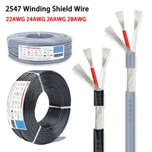 Flexible 2/3/4 Cores Cable Shielded Wire 22AWG-28AWG Audio Signal Auto Data Car - Picture 1 of 10