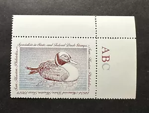 WTDstamps - 1987 SAM HOUSTON DUCK CO - Duck Stamp - MNH **Blue Version** - Picture 1 of 2