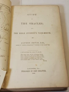 Antique 1860 Guide to the Oracles Bible Student’s Vade-Mecum Alfred Nevin - Bild 1 von 12