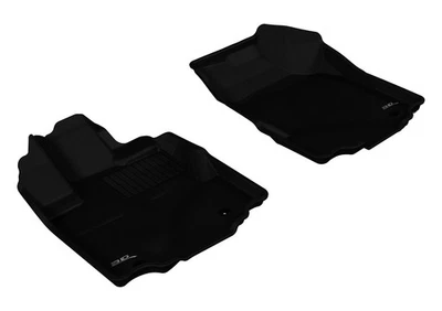 Floor Mats Custom Fit Liners Kagu All-Weather Black 1st Row fits 06-14 Ridgeline - Изображение 1 из 4
