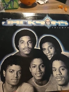 The Jacksons, Triumph LP 1980 Epic Records Lyric Sheet - Funk Soul vg+ - Picture 1 of 5