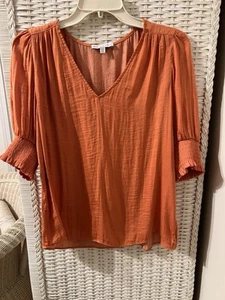 Maison d'Amelie Orange Bluse Neu Gr. M - Bild 1 von 7