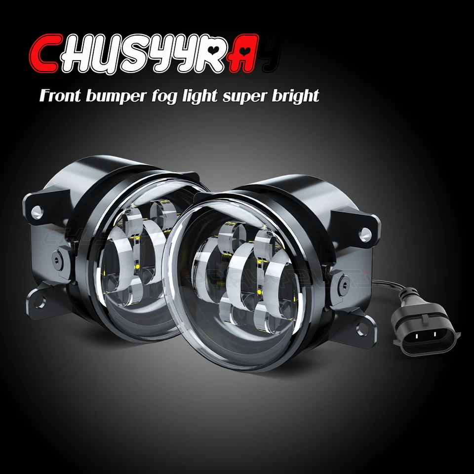 Par de luces antiniebla para parachoques delantero diestro y derecho para Mitsubishi Montero Sport 2000 01-2004 Foto 1 de 4