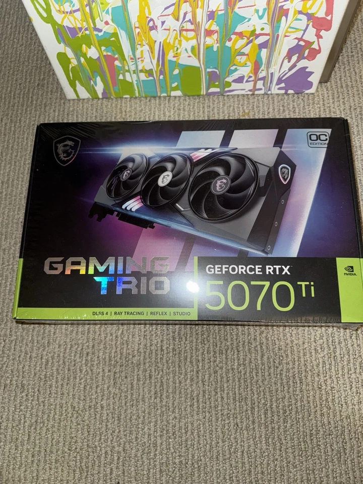 MSI GeForce RTX 5070 Ti 16G GAMING TRIO OC - NUEVO/SELLADO Foto 1 de 4