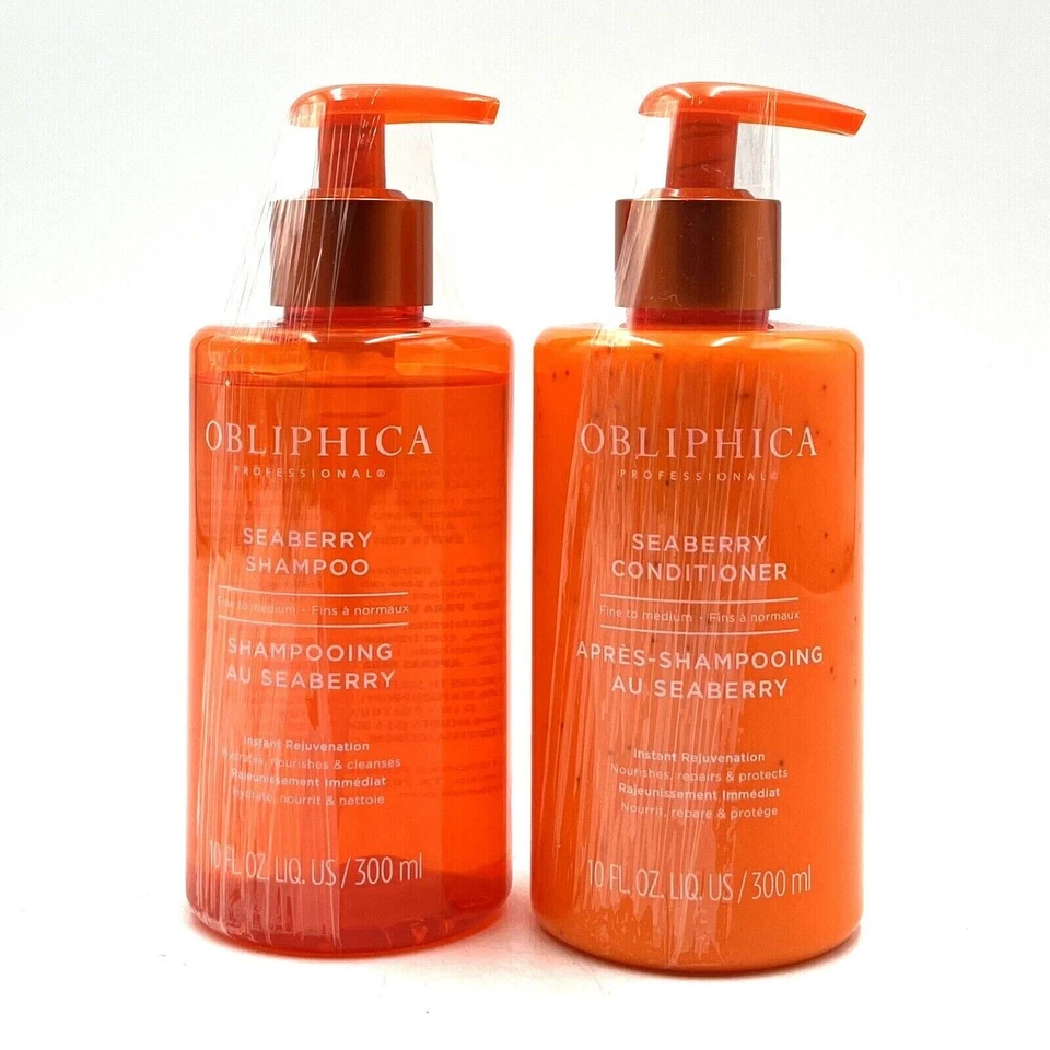Champú y acondicionador Obliphica Seaberry cabello fino a medio 10 oz dúo Foto 1 de 1