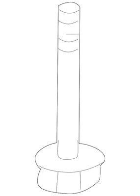 Perno de base de motor original Volvo 985111 Foto 1 de 2