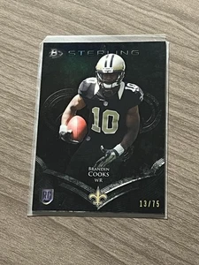 Brandin Cooks Rookie RC #29 - 2014 Bowman Sterling Football BLACK REFRACTOR /75 - Bild 1 von 2