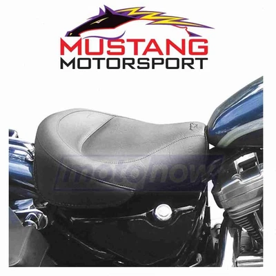 Mustang Wide Touring Vintage Solo Seat for 1996-2003 Harley Davidson XL1200S ao Foto 1 de 4