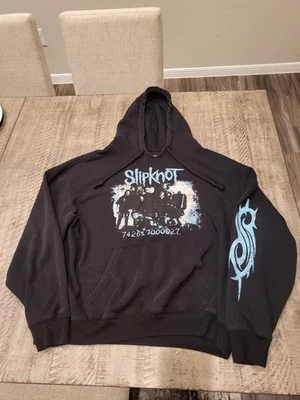 Sudadera con Capucha Slipknot Portrait & Barcode Banda de Metal Pesado Talla XLarge Y2K Foto 1 de 4