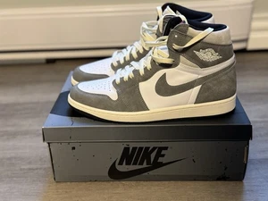 Talla 12 - Air Jordan 1 Retro OG Alto Lavado Negro (Nuevo En Caja) - Imagen 1 de 3
