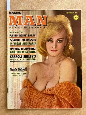 MODERN MAN Magazine November 1965 PINUP High Grade FILE COPY Glamour Cheesecake Foto 1 de 4