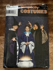 Vintage Simplicity Pattern #0647 Girls Boys Wizard Costume Halloween UNCUT 7-14 - Picture 1 of 2