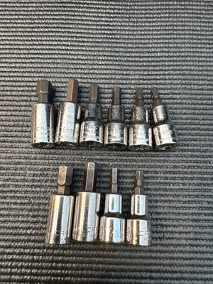 10pc Sears Craftsman USA Metric SAE Hex Bits Etched 4/5/6/7/8/10mm 42679 - Image 1 of 4