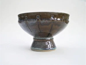 PHILIP LEACH+SPRINGFIELD>STUDIO POTTERY>STONEWARE>ROSEBOWL>9803 - Picture 1 of 9