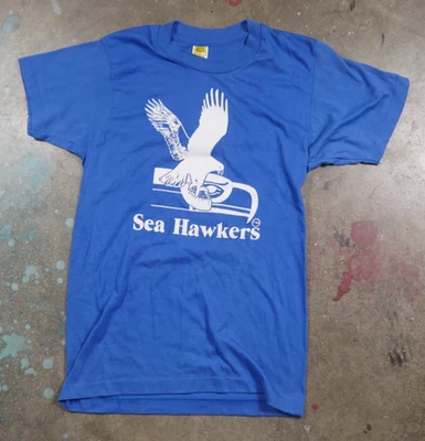 Camisa de Colección Años 80 Seattle Seahawks "Sea Hawkers" Se Ajusta a XS/S Velva Sheen NFL EE. UU. Foto 1 de 4