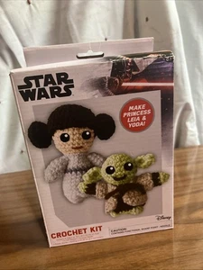 Häkelset Star Wars Prinzessin Leia und Yoda Neu in OVP - Bild 1 von 3