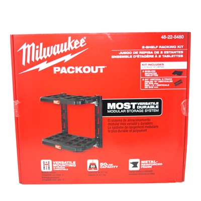 Milwaukee 48-22-8480 Packout 2-Shelf Racking Kit - Image 1 of 3