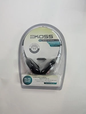 Koss KPH/6 Portable Stereophone Ultra Light Headphones Inline Volume Control - Image 1 of 2