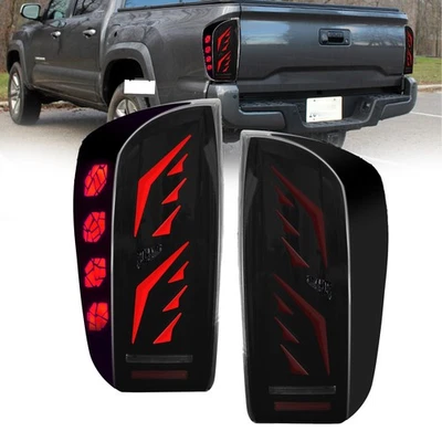 Luces traseras LED luces de señal de giro de freno trasero para Toyota Tacoma 2016-2023 Foto 1 de 4