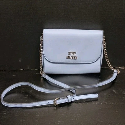 Steve Madden Light Blue Crossbody Bag Purse Adjustable Strap  - Image 1 of 4