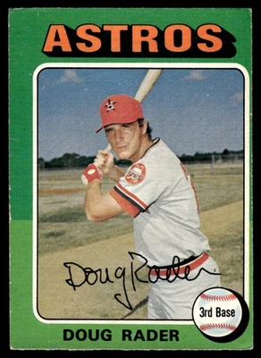 1975 O-Pee-Chee Doug Rader Houston Astros #165 - Image 1 of 2