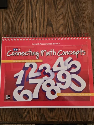 SRA Connecting Math Concepts Level A Presentation Book 3 2012 Curriculum Spiral - Image 1 of 4