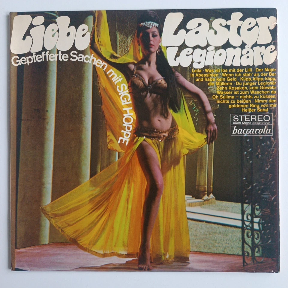 Sigi Hoppe - Liebe, Laster, Legionäre - 12" Vinyl-LP -191- vg++ - Bild 1 von 1