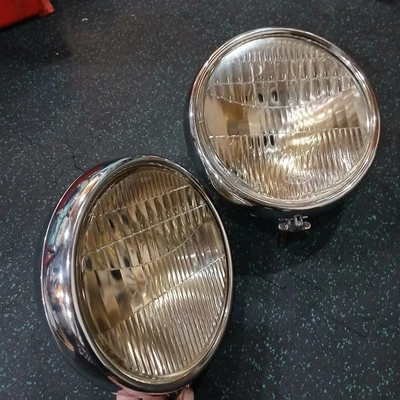 Faros Ford Modelo A 1930-1931 BONITOS Luz de Cabeza Lámpara Lente Hotrod Acero Inoxidable  Foto 1 de 4