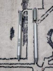 Microsoft 1616 Surface 3 Pro Stylus Pen Silver Used CAP WONT SCREW ON READ 1ST - Picture 1 of 4