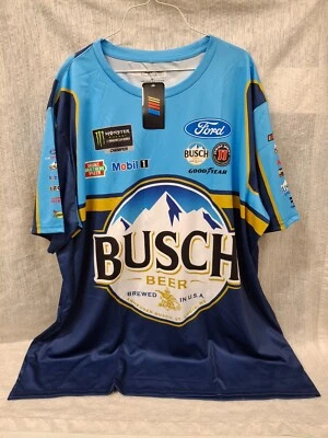 Camiseta para hombre Kevin Havick azul marino/azul claro Pit Crew Stewart Haas 3XL XXXL Foto 1 de 4