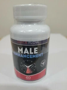 Quick Flow MALE Enhancement support all natural 60 capsules. FREE SHIPPING - Picture 1 of 2