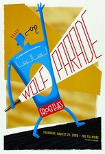 Wolf Parade with Frog Eyes 2006 Fillmore San Francisco F800 Poster by Eye Noise