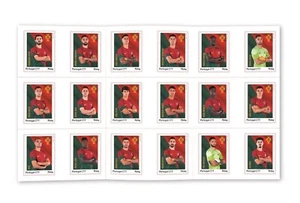 CRISTIANO RONALDO STAMP FIFA WORLD CUP QATAR 2022 PORTUGAL TEAM BOOKLET - Picture 1 of 6