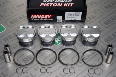 Manley Forged Pistons Mitsubishi Lancer Evo X 4B11 4B11T 86.5mm 10.0:1 614105C-4 - Image 1 of 4