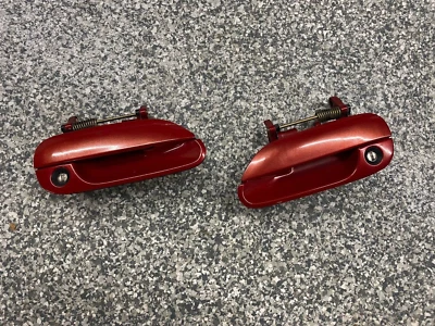 Пара оригинальных красных ручек для внешней двери Mazda Miata 1999-2005 mx5 Velocity Mazdaspeed - Изображение 1 из 2