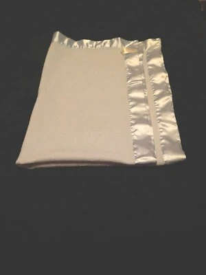 Thermal Plush Blanket Blue Satin Trim Messages from the Heart - Image 1 of 3