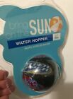 Water Hopper Ball Skips Across Water Pool Kids Red/Blue Splatter Fun Activity 4+