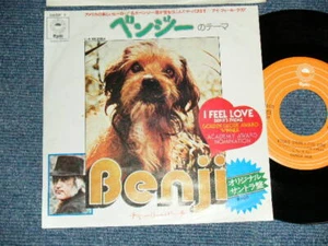 ost CHARLIE RICH Japan 1974 06SP-7 7"45 BENJI'S THEME・I FEEL LOVE - Imagen 1 de 6