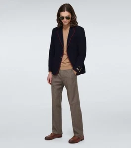 Gucci Wool and cotton jersey blazer 645195 - BNWT Blue - Picture 1 of 13