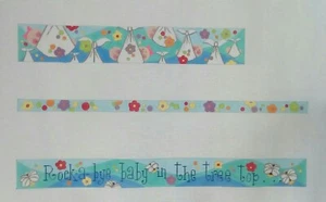 RAYMOND CRAWFORD needlepoint HP handpaint canvas Rock-a-Bye BABY CAKE bands 18m - Picture 1 of 6